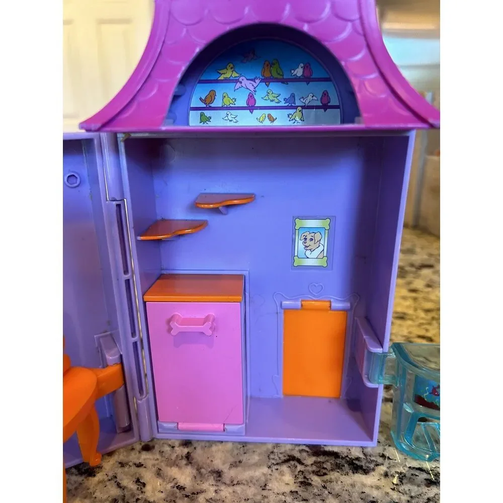 Polly‎ Pocket Pet Salon Groomer Store House Playset W/doll